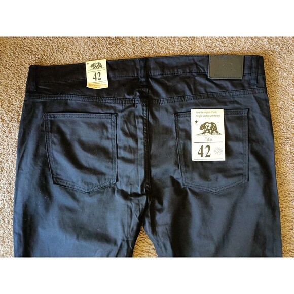 Trestle Supply Co. Pants Men's Size 42 Black Stretch - Picture 6 of 9